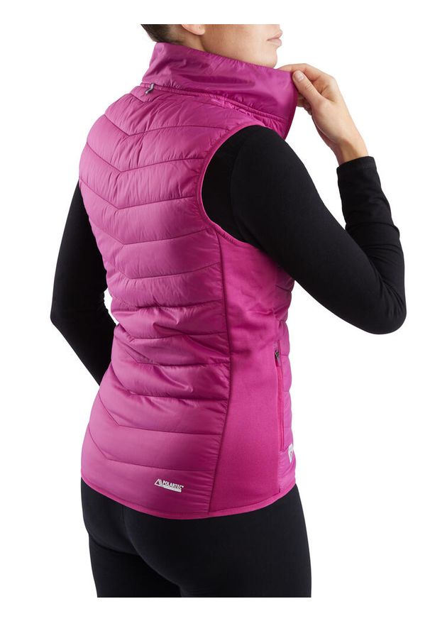 Kamizelka trekkingowa damska Viking Becky Pro Primaloft. Kolor: różowy. Technologia: Primaloft