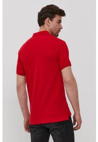 Emporio Armani Underwear - Emporio Armani - Polo. Okazja: na co dzień. Typ kołnierza: polo. Kolor: czerwony. Materiał: dzianina. Długość: krótkie. Wzór: gładki. Styl: casual #5