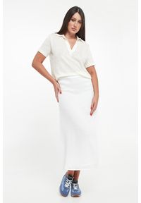 Ecoalf - Polo damskie lniane Troms ECOALF. Typ kołnierza: polo. Materiał: len #2