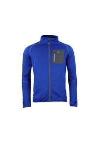 PEAK MOUNTAIN - Kurtka polarshell Peak Mountain. Kolor: niebieski. Sport: turystyka piesza #1