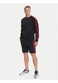 Hugo - HUGO Bluza Liam 50540909 Czarny Regular Fit. Kolor: czarny. Materiał: bawełna