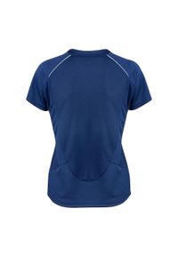 SPIRO - Męska Koszulka Sportowa T-shirt Treningowy. Kolor: niebieski, wielokolorowy, biały. Sport: turystyka piesza