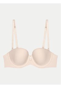 Triumph Biustonosz bardotka Pure Micro 10217872 Écru. Materiał: syntetyk