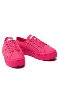 Tommy Jeans Tenisówki Mono Color Flatform EN0EN01823 Różowy. Kolor: różowy. Materiał: materiał