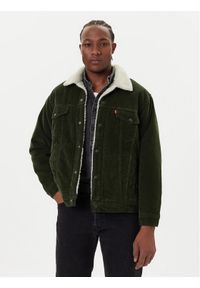 Levi's® Kurtka jeansowa Trucker A5784-0027 Zielony Relaxed Fit. Kolor: zielony. Materiał: bawełna