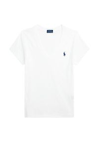 Polo Ralph Lauren T-Shirt 211902403001 Biały Regular Fit. Typ kołnierza: polo. Kolor: biały. Materiał: bawełna #5