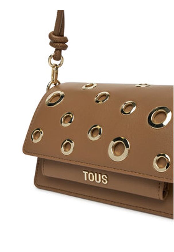 Tous - TOUS Torebka Audree Eyelets 2002202943 Brązowy. Kolor: brązowy. Materiał: skórzane