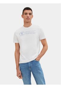 Tom Tailor T-Shirt 1035611 Biały Regular Fit. Kolor: biały
