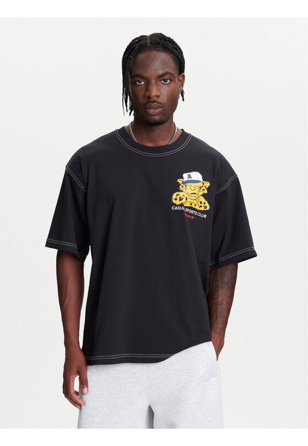 Adidas - adidas T-Shirt Wabash JW0159 Czarny Oversize. Kolor: czarny. Materiał: bawełna