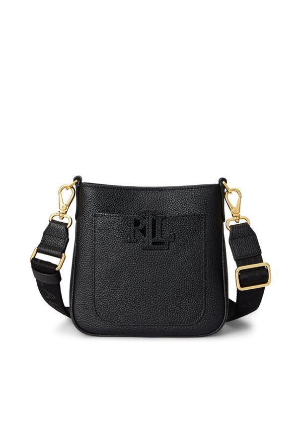 Lauren Ralph Lauren - LAUREN RALPH LAUREN Torebka 431982184002 Czarny. Kolor: czarny. Materiał: skórzane