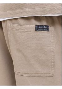 Jack & Jones Szorty materiałowe Jaiden 12295862 Beżowy Relaxed Fit. Kolor: beżowy. Materiał: bawełna #4