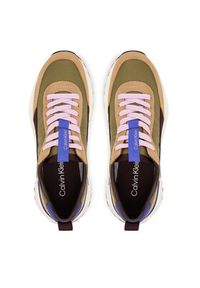 Calvin Klein Sneakersy Hike Runner Mg Nylon Mix YW0YW02075 Zielony. Kolor: zielony. Materiał: zamsz, skóra #4