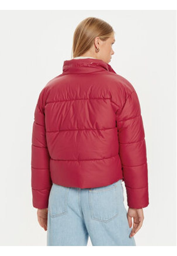 Pepe Jeans Kurtka zimowa Carley PL402453 Czerwony Regular Fit. Kolor: czerwony. Materiał: syntetyk. Sezon: zima