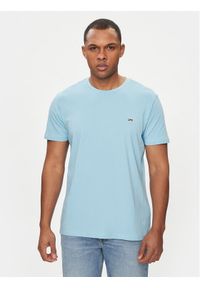 Lee T-Shirt Patch 112349083 Niebieski Regular Fit. Kolor: niebieski. Materiał: bawełna