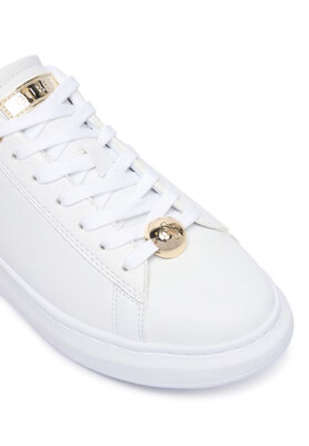 Guess Sneakersy FLTFRE LEA12 Biały. Kolor: biały. Materiał: syntetyk, skóra