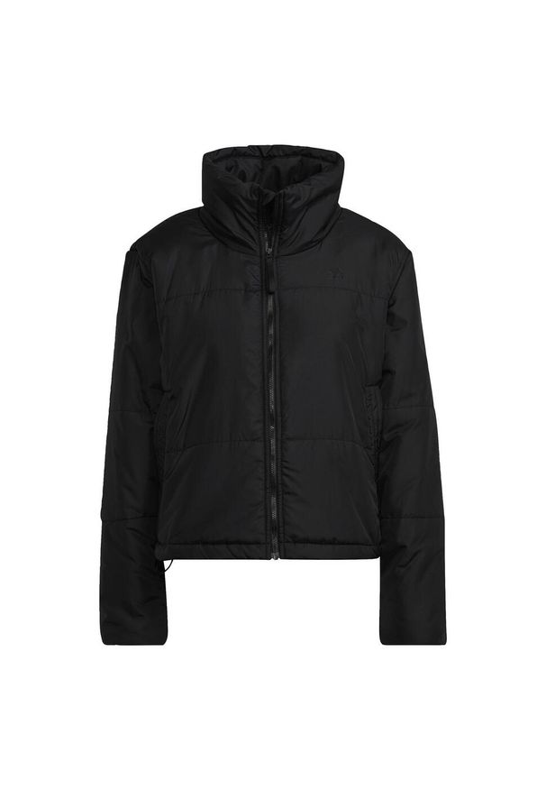 Adidas - BSC Insulated Jacket. Kolor: czarny. Materiał: puch, materiał