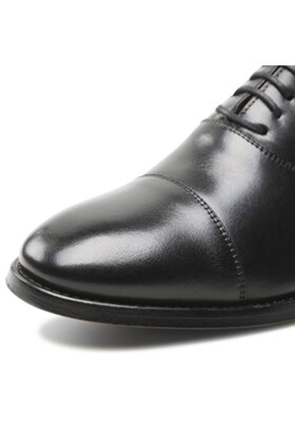 Lord Premium Półbuty Oxford 5500 Czarny. Kolor: czarny. Materiał: skóra