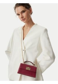 Furla Torebka 1927 Mini WE00423 ARE000 CN CGQ00 Bordowy. Kolor: czerwony. Materiał: skórzane #1