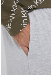 Calvin Klein Underwear Piżama męska kolor szary wzorzysta. Kolor: szary. Materiał: dzianina #3