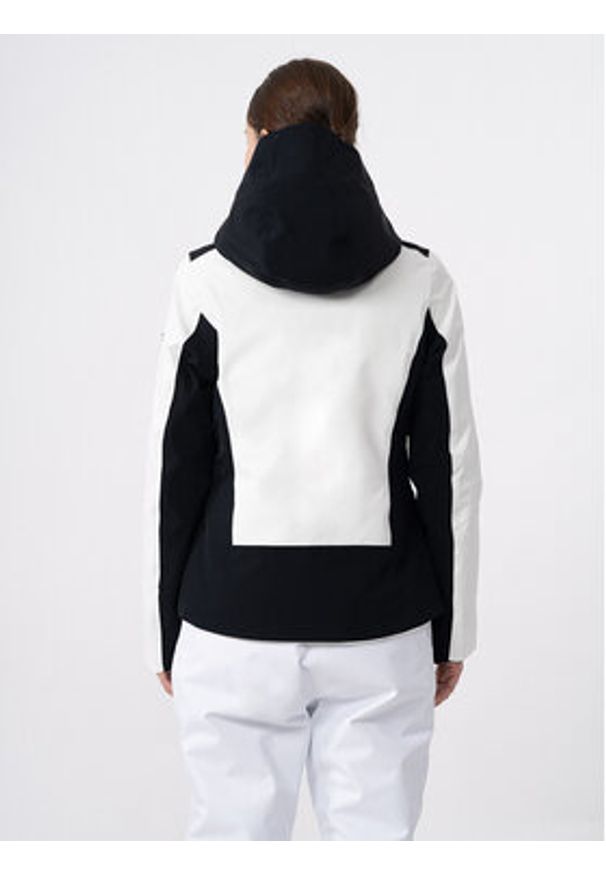 4f - 4F Kurtka narciarska 4FAW23TTJAF336 Biały Slim Fit. Kolor: biały. Materiał: syntetyk. Sport: narciarstwo