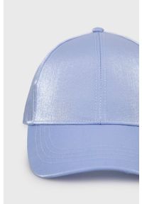 Pieces czapka gładka. Kolor: niebieski. Wzór: gładki #4