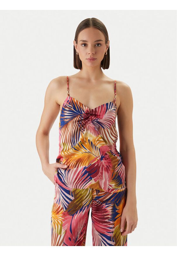 Morgan Top 261-OCHAU.F Kolorowy Regular Fit. Materiał: syntetyk. Wzór: kolorowy