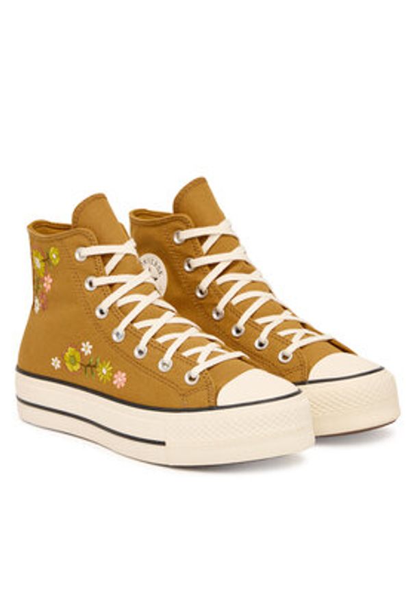 Converse Trampki Chuck 70 A17614C Brązowy. Kolor: brązowy. Materiał: materiał