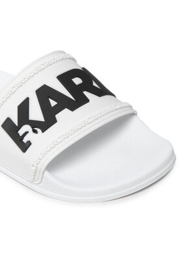 Karl Lagerfeld - KARL LAGERFELD Klapki KL70004 Biały. Kolor: biały