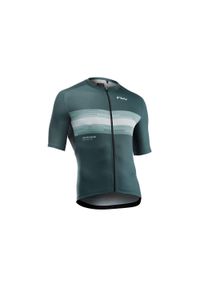 Koszulka rowerowa NORTHWAVE Force Evo Jersey. Kolor: zielony, wielokolorowy, szary. Materiał: jersey. Sport: kolarstwo