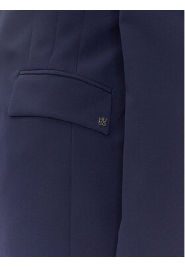 Hugo - HUGO Marynarka Asmalla-1 50533901 Granatowy Slim Fit. Kolor: niebieski. Materiał: syntetyk