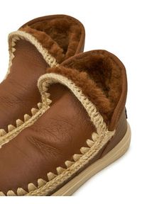 Mou Śniegowce Eskimo Sneaker Bold FW411000B Brązowy. Kolor: brązowy. Materiał: skóra #3