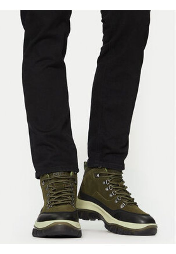 GANT - Gant Trapery Hillark 29643744 Zielony. Kolor: zielony. Materiał: skóra, zamsz