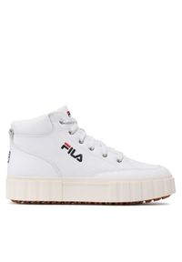 Fila Sneakersy Sandblast Mid Wmn FFW0187.10004 Biały. Kolor: biały. Materiał: skóra #1