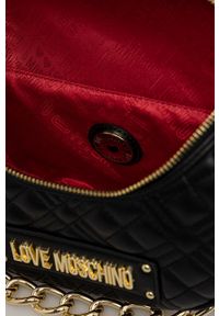 Love Moschino torebka kolor czarny. Kolor: czarny. Materiał: pikowane. Rodzaj torebki: na ramię #3