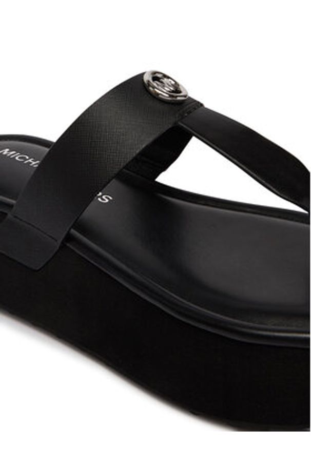MICHAEL Michael Kors Japonki Koya Flip Flap 40S6KOFA1L Czarny. Kolor: czarny. Materiał: skóra