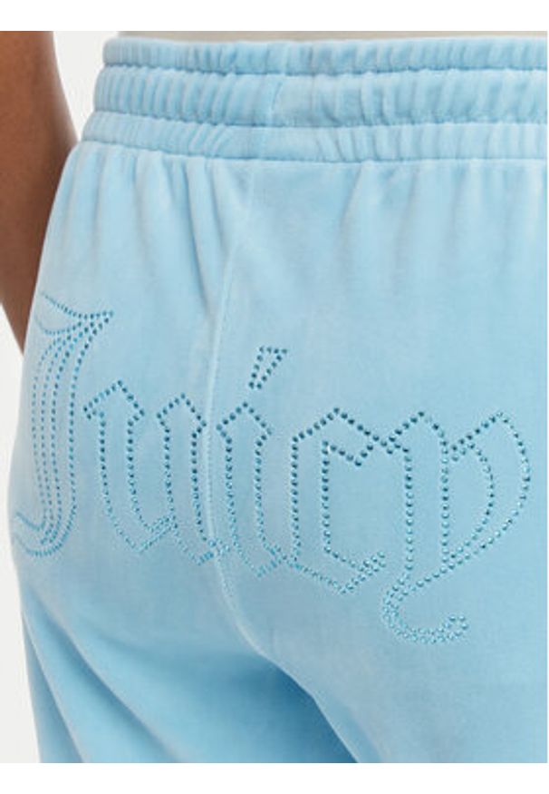 Juicy Couture Spodnie dresowe Tina JCWBJ126327 Błękitny Straight Leg. Kolor: niebieski. Materiał: syntetyk