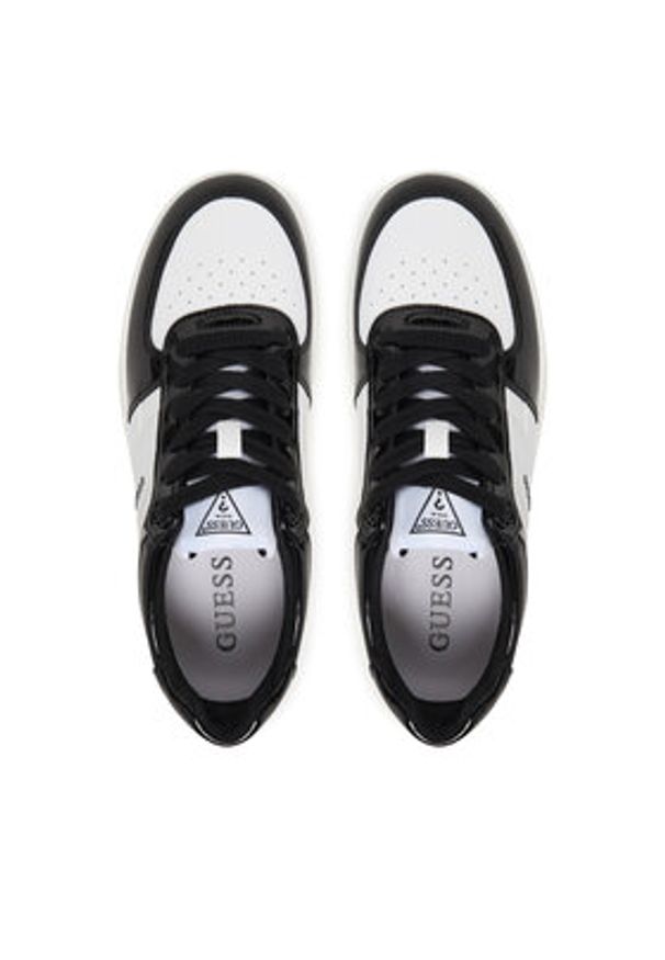 Guess Sneakersy FLPNAM ELE12 Biały. Kolor: biały. Materiał: skóra