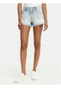 Hugo - HUGO Szorty jeansowe Galimon 50557083 Niebieski jasny Regular Fit. Kolor: niebieski. Materiał: bawełna #1