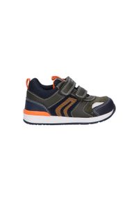 Geox - Buty GEOX B RISHON BOY B Niebieski. Kolor: niebieski. Materiał: syntetyk, tkanina. Sport: turystyka piesza