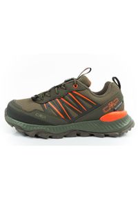 Buty trekkingowe dziecięce CMP Kids Atik. Kolor: szary, pomarańczowy, wielokolorowy. Materiał: tkanina. Szerokość cholewki: normalna. Sport: turystyka piesza