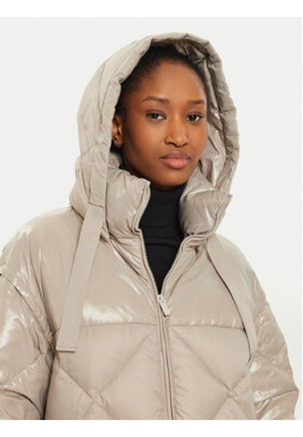 Marella Kurtka puchowa Amianto 2423496025 Beżowy Regular Fit. Kolor: beżowy. Materiał: syntetyk