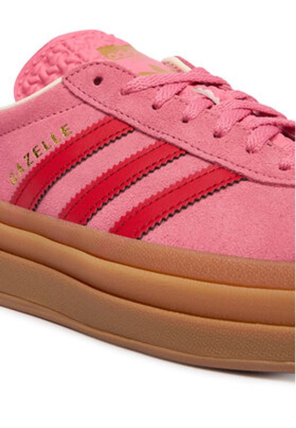 Adidas - adidas Sneakersy Gazelle Bold JQ7407 Różowy. Kolor: różowy. Materiał: zamsz, skóra. Model: Adidas Gazelle