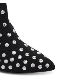 Karl Lagerfeld - KARL LAGERFELD Botki Pandara KL31367 Czarny. Kolor: czarny. Materiał: materiał #3