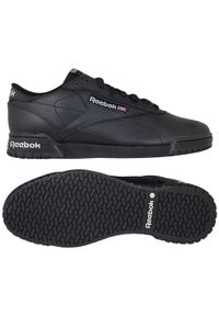 Buty do chodzenia męskie Reebok Exofit Clean Logo. Zapięcie: sznurówki. Kolor: wielokolorowy, czarny, szary. Materiał: tkanina, materiał, skóra, syntetyk. Szerokość cholewki: normalna. Sport: turystyka piesza