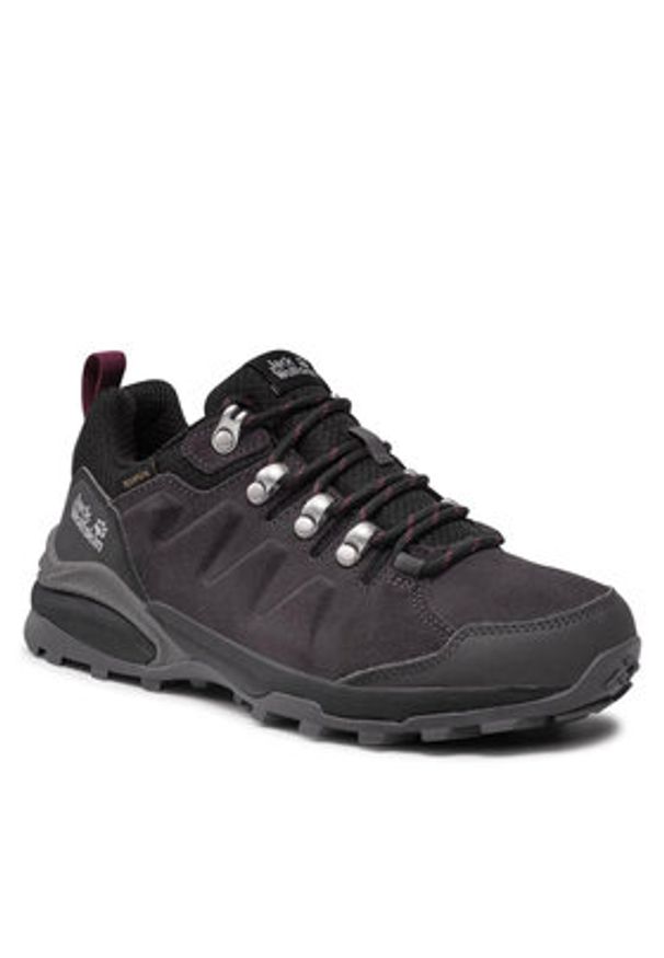 Jack Wolfskin Trekkingi Refudio Texapore Low W 4050821 Fioletowy. Kolor: fioletowy. Materiał: zamsz, skóra