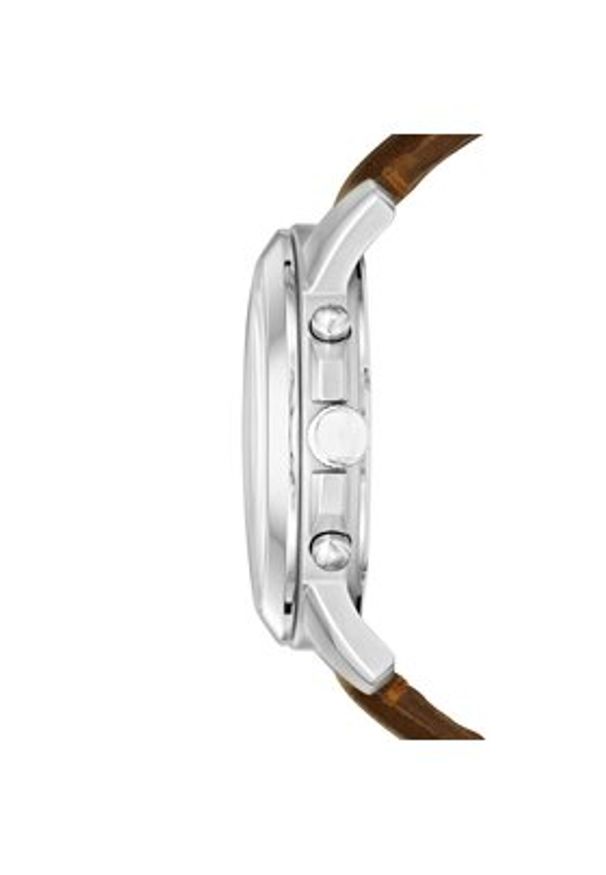 Fossil Zegarek Grant FS4735 Brązowy. Kolor: brązowy