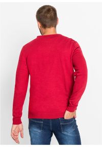 Sweter z bożonarodzeniowym motywem bonprix czerwony. Kolor: czerwony #3