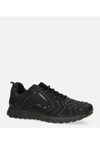Casu - Czarne buty sportowe sznurowane casu jk-26a. Kolor: czarny #2