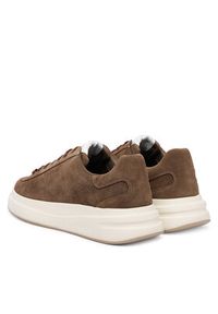 Guess Sneakersy FMFLBA SUE12 Brązowy. Kolor: brązowy. Materiał: skóra, zamsz #2