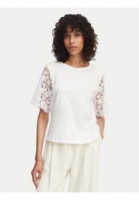 Marella T-Shirt Ceppo 2615971062 Biały Regular Fit. Kolor: biały. Materiał: bawełna #1